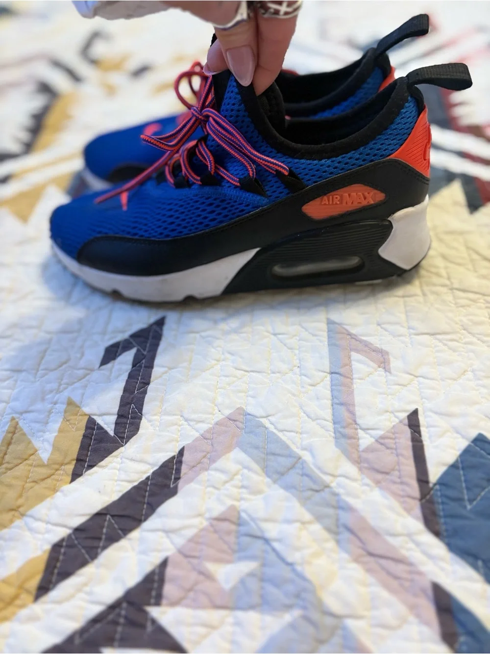 Nike air max Sneakers with neon orange/pink Accents